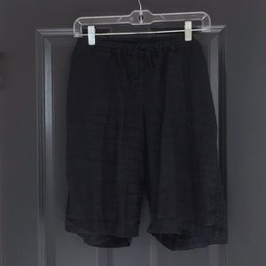CP Shades linen black shorts